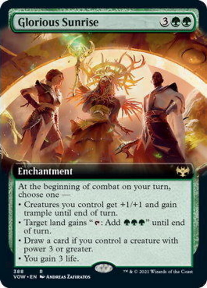 Glorious Sunrise (Extended) [Innistrad: Crimson Vow] | Spectrum Games