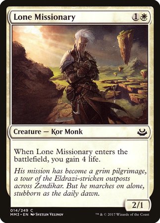 Lone Missionary [Modern Masters 2017] | Spectrum Games