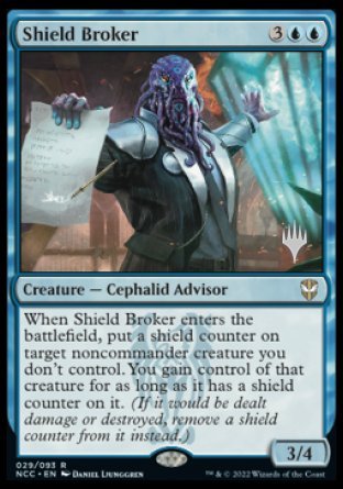 Shield Broker (Promo Pack) [Streets of New Capenna Commander Promos] | Spectrum Games