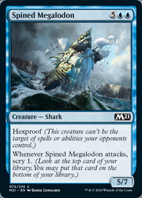 Spined Megalodon [Core Set 2021] | Spectrum Games