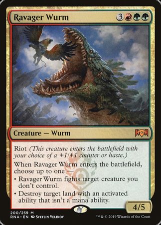 Ravager Wurm [Ravnica Allegiance] | Spectrum Games