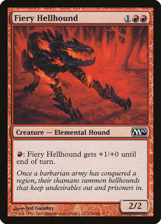Fiery Hellhound [Magic 2010] | Spectrum Games