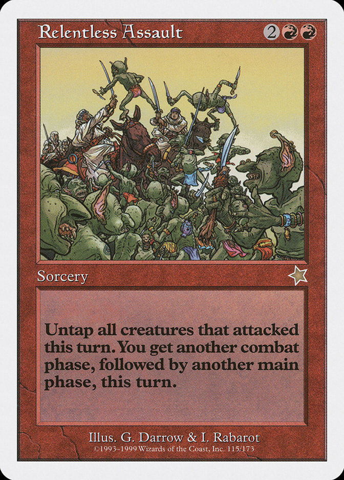 Relentless Assault [Starter 1999] | Spectrum Games