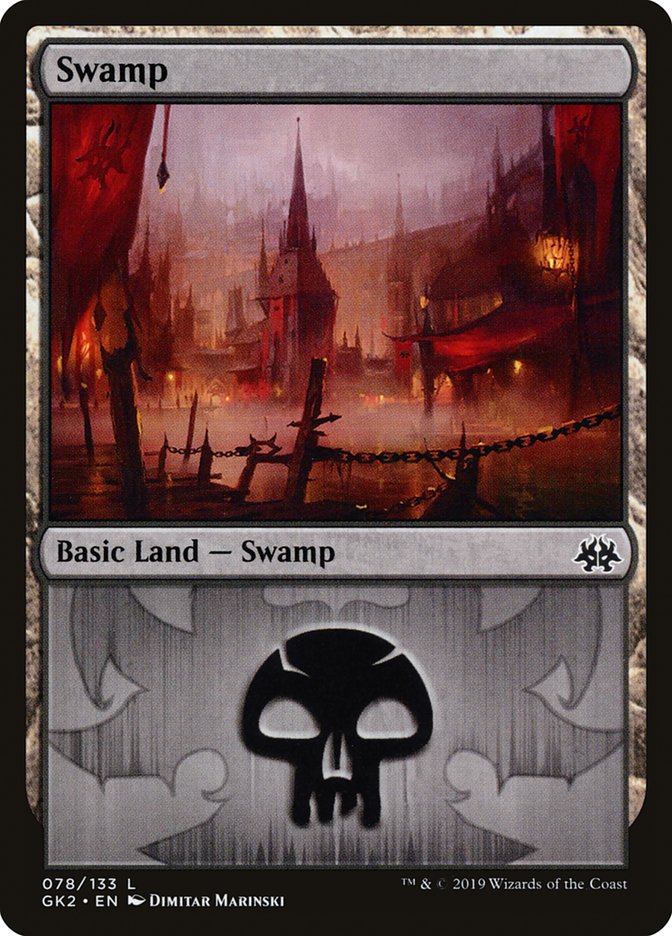 Swamp (78) [Ravnica Allegiance Guild Kit] | Spectrum Games