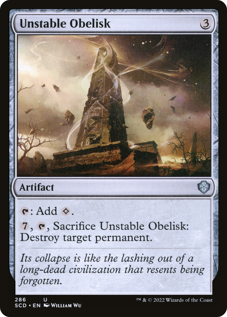 Unstable Obelisk [Starter Commander Decks] | Spectrum Games