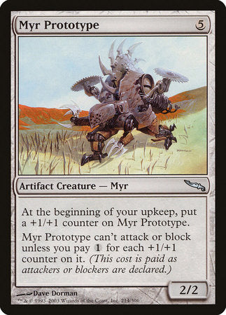 Myr Prototype [Mirrodin] | Spectrum Games