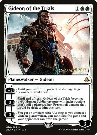 Gideon of the Trials [Amonkhet Promos] | Spectrum Games