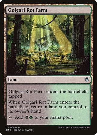 Golgari Rot Farm [Commander 2016] | Spectrum Games