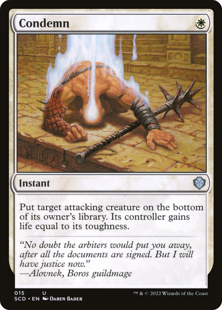 Condemn [Starter Commander Decks] | Spectrum Games