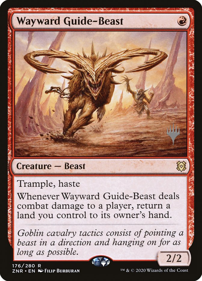 Wayward Guide-Beast (Promo Pack) [Zendikar Rising Promos] | Spectrum Games