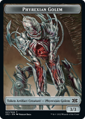 Saproling // Phyrexian Golem Double-sided Token [Double Masters 2022 Tokens] | Spectrum Games