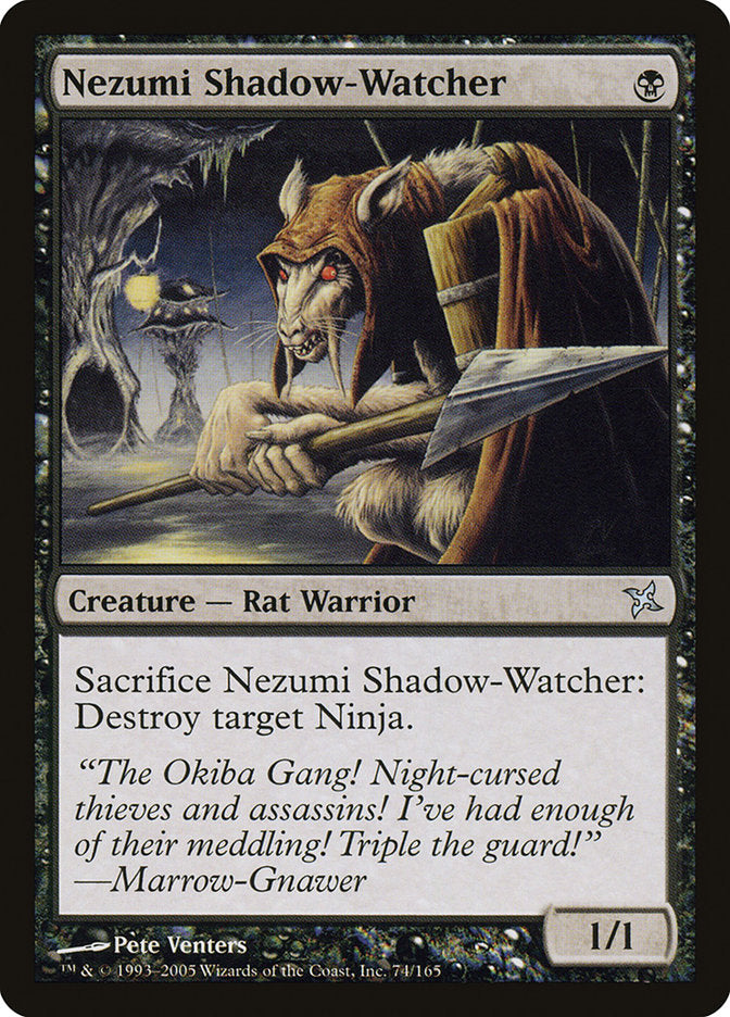 Nezumi Shadow-Watcher [Betrayers of Kamigawa] | Spectrum Games