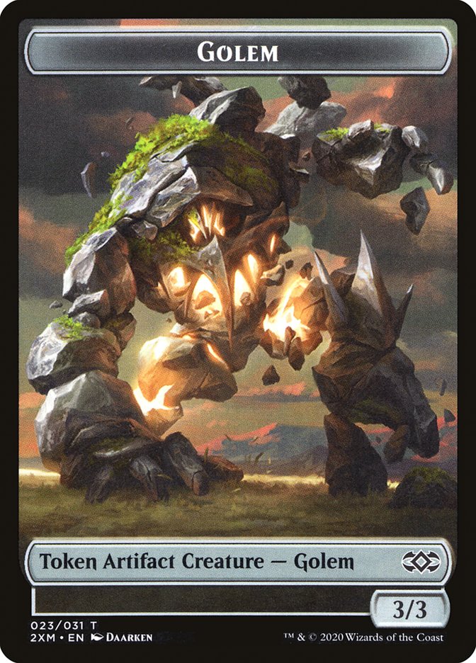 Golem Token [Double Masters] | Spectrum Games