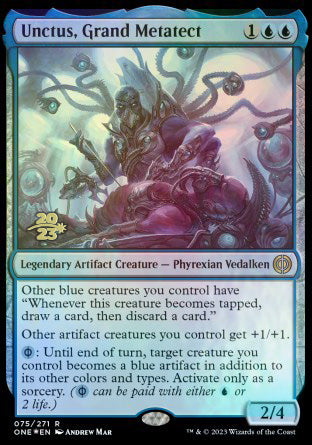 Unctus, Grand Metatect [Phyrexia: All Will Be One Prerelease Promos] | Spectrum Games
