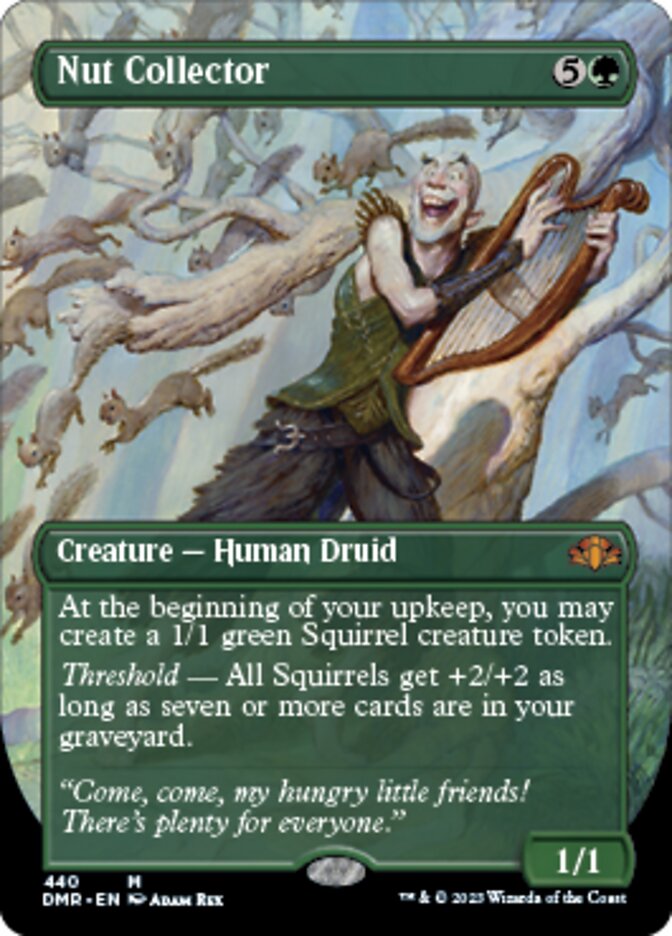 Nut Collector (Borderless Alternate Art) [Dominaria Remastered] | Spectrum Games