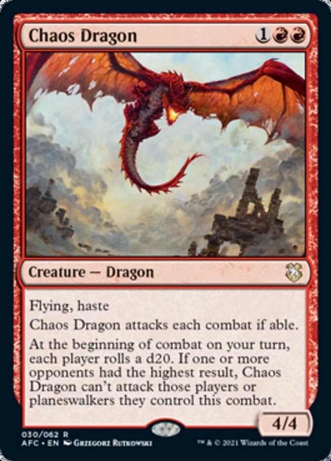 Chaos Dragon [Dungeons & Dragons: Adventures in the Forgotten Realms Commander] | Spectrum Games