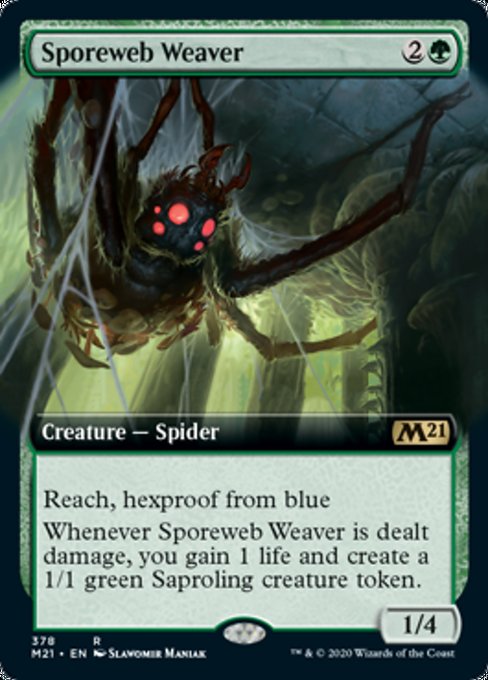 Sporeweb Weaver (Extended Art) [Core Set 2021] | Spectrum Games