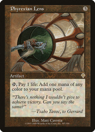 Phyrexian Lens [Invasion] | Spectrum Games