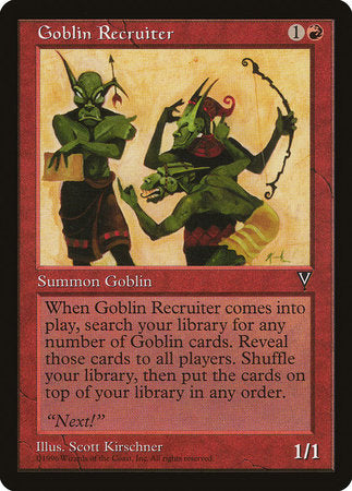 Goblin Recruiter [Visions] | Spectrum Games