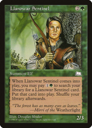 Llanowar Sentinel [Weatherlight] | Spectrum Games