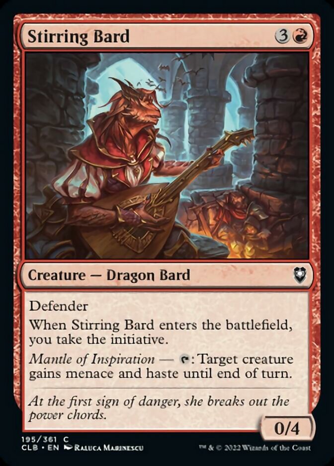 Stirring Bard [Commander Legends: Battle for Baldur's Gate] | Spectrum Games