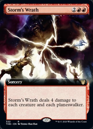 Storm's Wrath (Extended Art) [Theros Beyond Death] | Spectrum Games