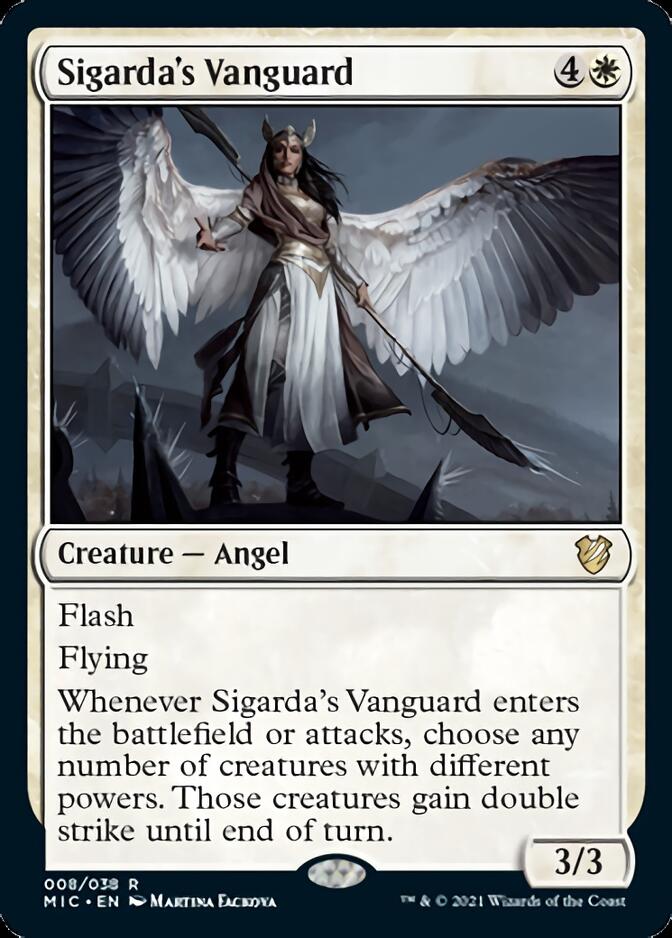 Sigarda's Vanguard [Innistrad: Midnight Hunt Commander] | Spectrum Games