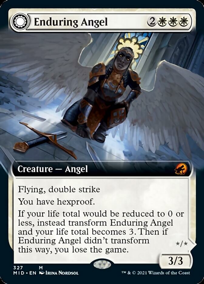 Enduring Angel // Angelic Enforcer (Extended) [Innistrad: Midnight Hunt] | Spectrum Games