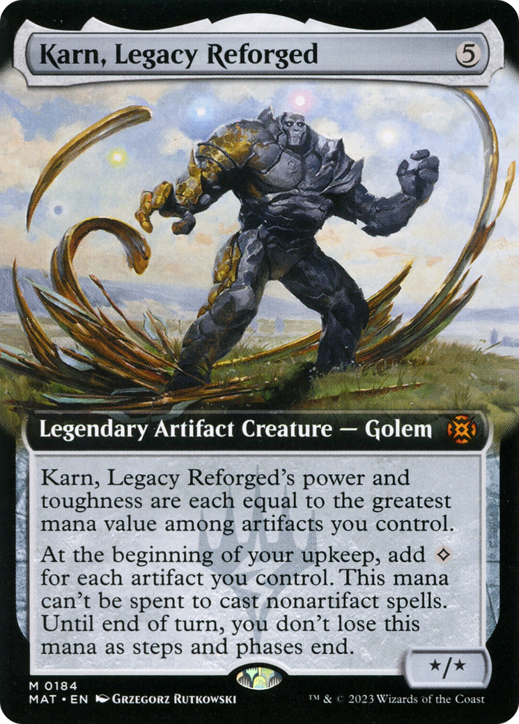 Karn, Legacy Reforged (Extended Art) [March of the Machine: The Aftermath] | Spectrum Games