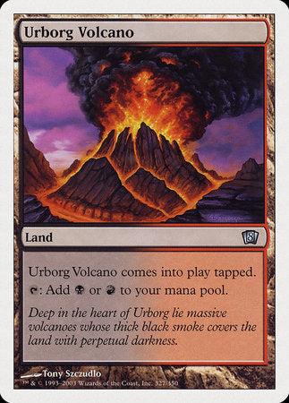 Urborg Volcano [Eighth Edition] | Spectrum Games