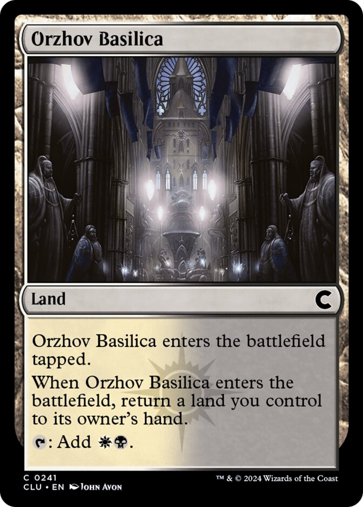 Orzhov Basilica [Ravnica: Clue Edition] | Spectrum Games