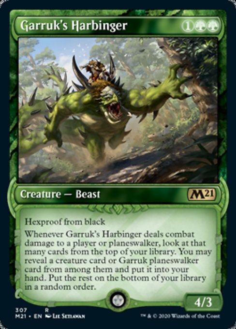 Garruk's Harbinger (Showcase) [Core Set 2021] | Spectrum Games