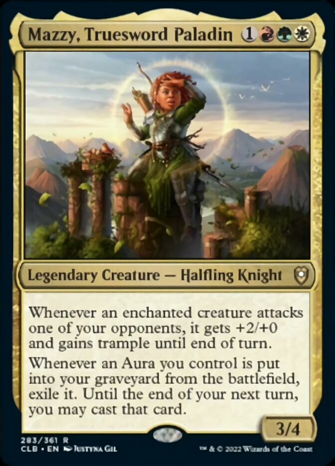 Mazzy, Truesword Paladin [Commander Legends: Battle for Baldur's Gate] | Spectrum Games