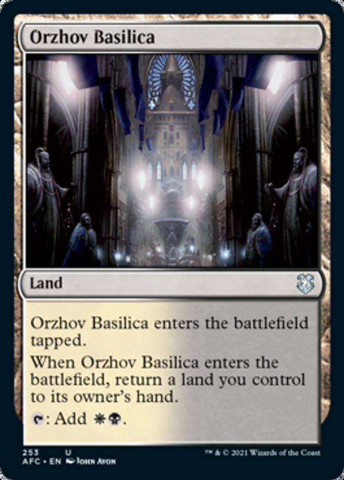 Orzhov Basilica [Dungeons & Dragons: Adventures in the Forgotten Realms Commander] | Spectrum Games