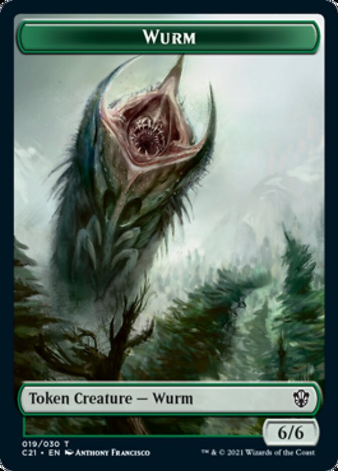 Wurm // Kraken Token [Commander 2021 Tokens] | Spectrum Games