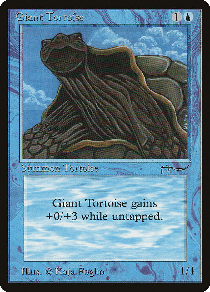 Giant Tortoise (Light Mana Cost) [Arabian Nights] | Spectrum Games