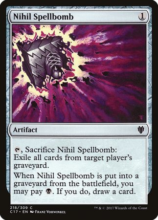 Nihil Spellbomb [Commander 2017] | Spectrum Games