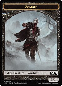 Zombie // Thopter Double-sided Token (Game Night) [Core Set 2019 Tokens] | Spectrum Games