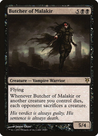 Butcher of Malakir [Duel Decks: Sorin vs. Tibalt] | Spectrum Games