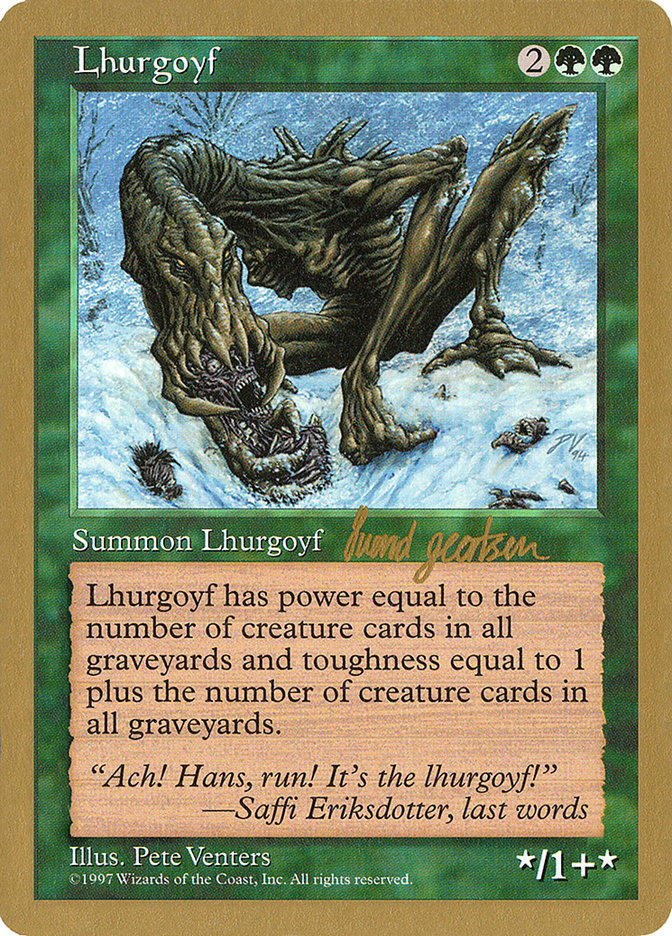 Lhurgoyf (Svend Geertsen) [World Championship Decks 1997] | Spectrum Games