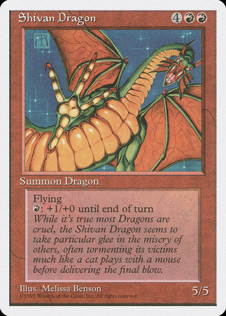 Shivan Dragon [Fourth Edition] | Spectrum Games