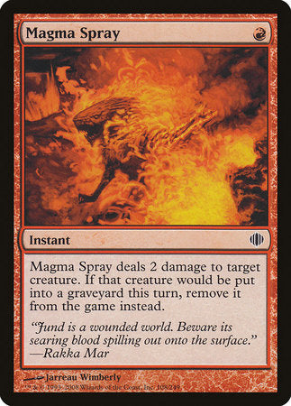 Magma Spray [Shards of Alara] | Spectrum Games