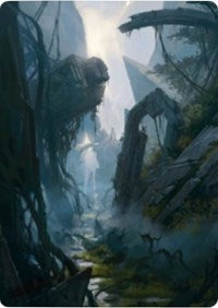 Swamp 2 Art Card [Zendikar Rising Art Series] | Spectrum Games