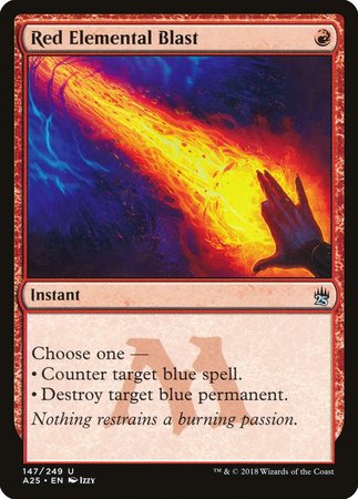 Red Elemental Blast [Masters 25] | Spectrum Games