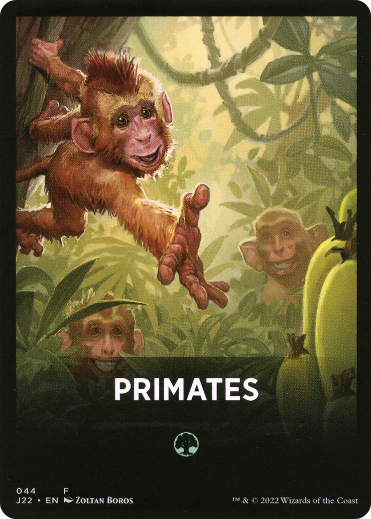 Primates Theme Card [Jumpstart 2022 Front Cards] | Spectrum Games