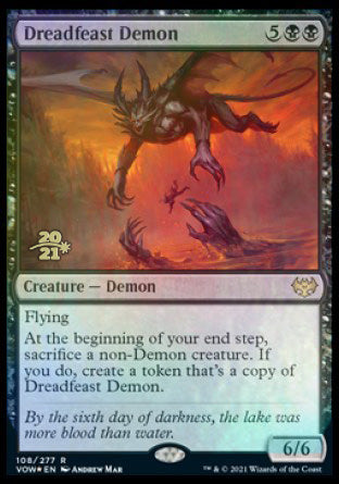 Dreadfeast Demon [Innistrad: Crimson Vow Prerelease Promos] | Spectrum Games