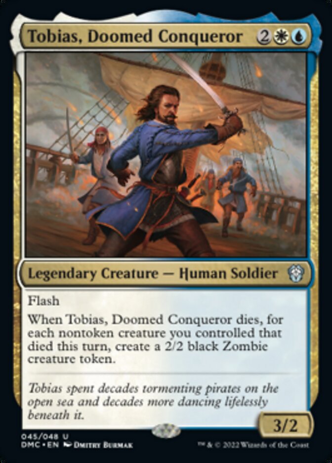 Tobias, Doomed Conqueror [Dominaria United Commander] | Spectrum Games
