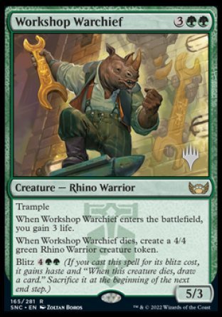 Workshop Warchief (Promo Pack) [Streets of New Capenna Promos] | Spectrum Games