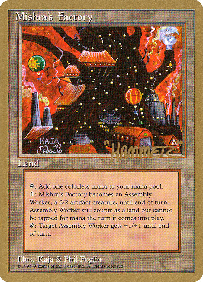 Mishra's Factory (Shawn "Hammer" Regnier) [Pro Tour Collector Set] | Spectrum Games