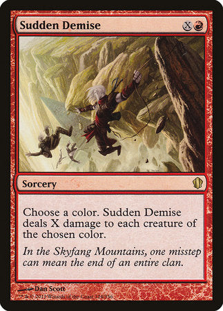 Sudden Demise [Commander 2013] | Spectrum Games